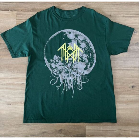 Sleep Token Take Me Back To Eden Album Cover Green Shirt Size Large Metal Vessel - Picture 1 of 4